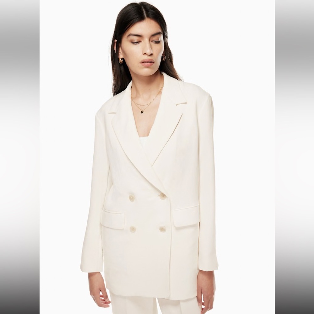 Aritzia Wilfred Cherelle Blazer Light Birch S